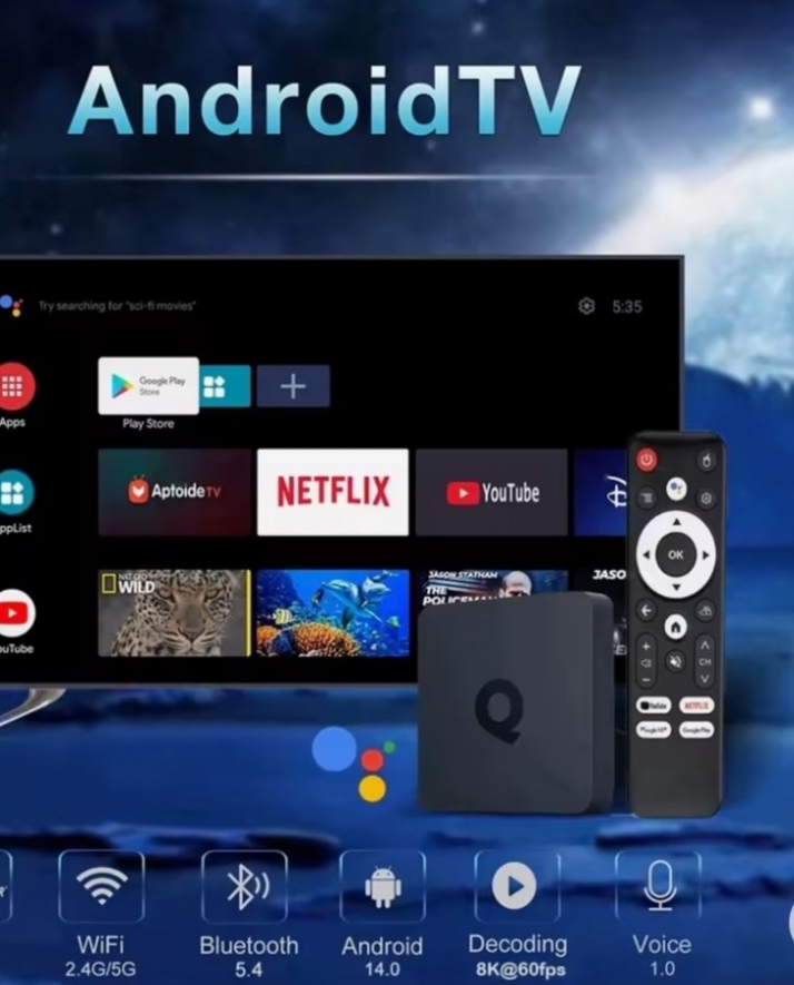 Q1 Android 14.0 TV Box