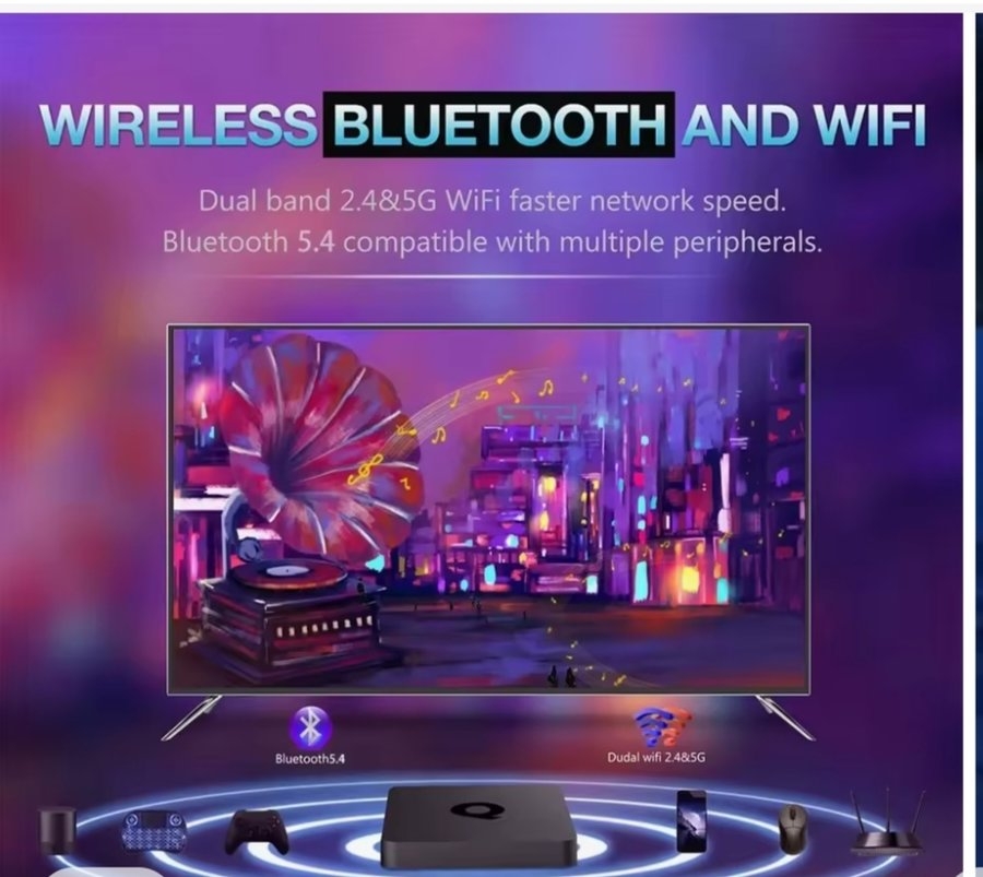 Q1 Android 14.0 TV Box